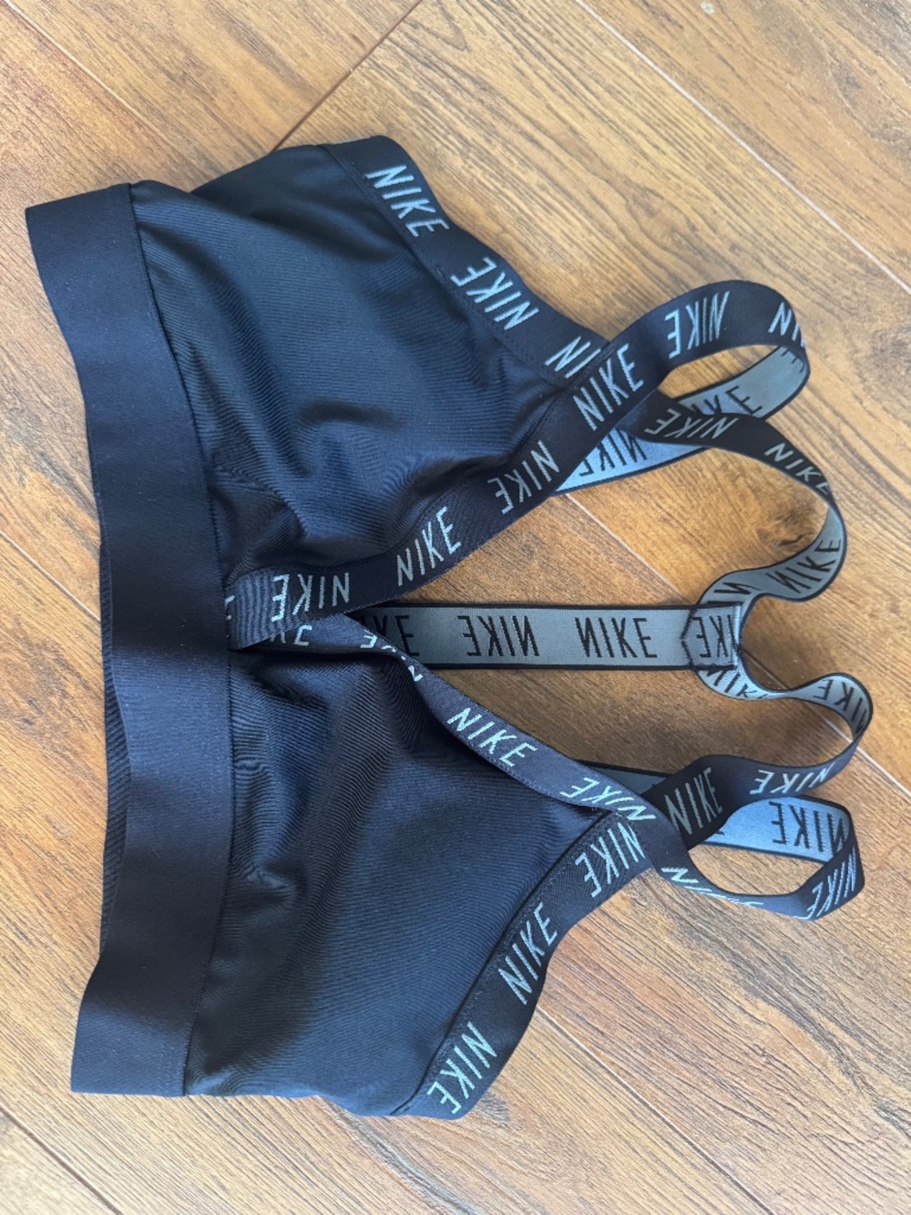 Nike Dri-FIT Black Strappy Sports Bra Size L